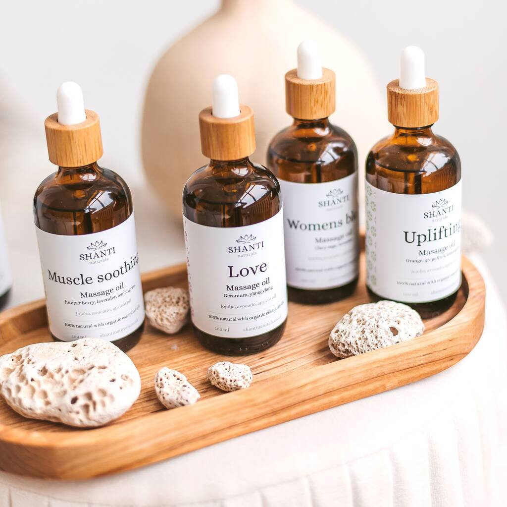 Aromatherapy oils setup